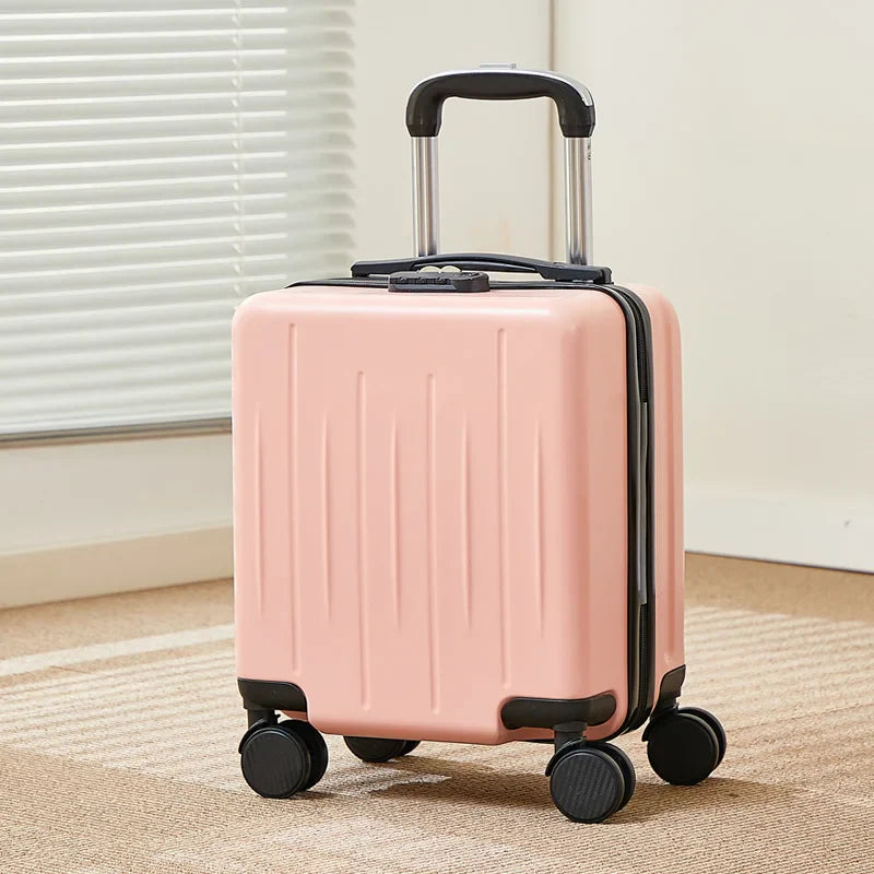 Valise Cabine Avion Compacte 40x20x30 Rose